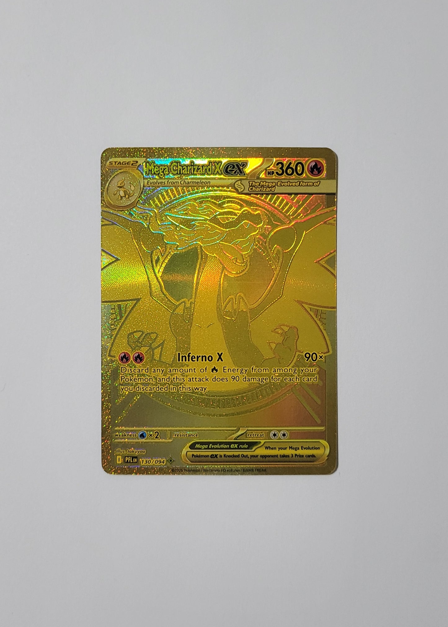 Mega Charizard X ex 130/094 - Phantasmal Flames