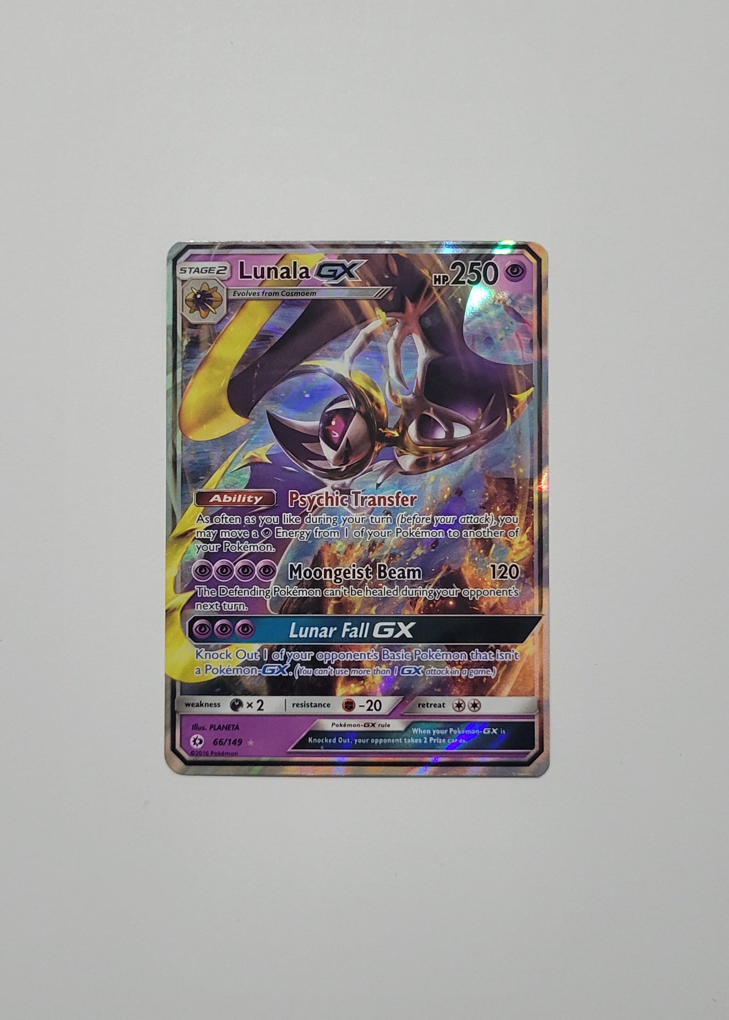 Lunala GX 66/149- Sun & Moon Base Set