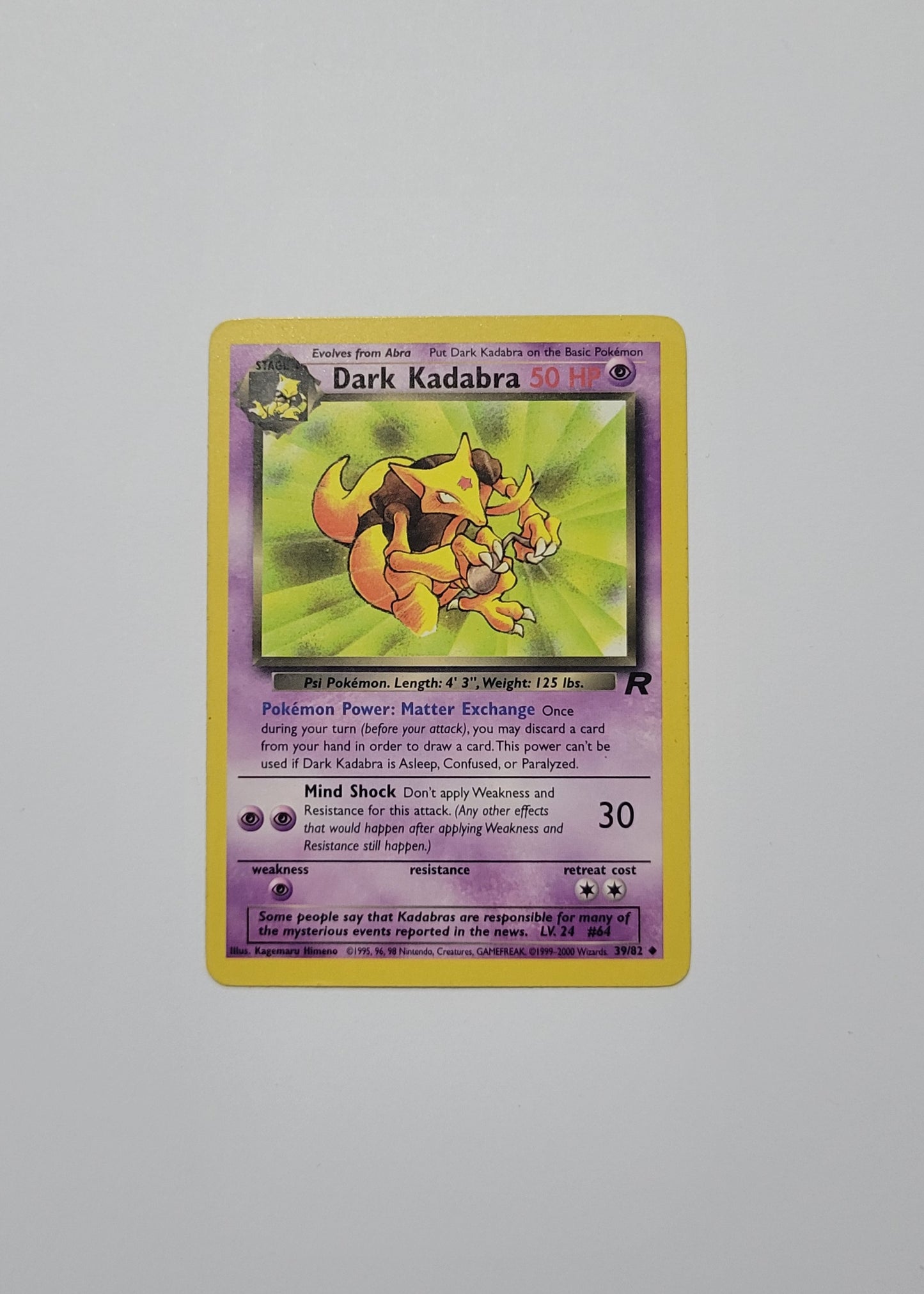 Dark Kadabra 39/82 - Team Rocket