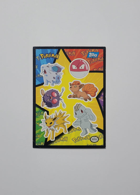 Nidoran, Voltorb #17 - Topps 1999 Movie Sticker