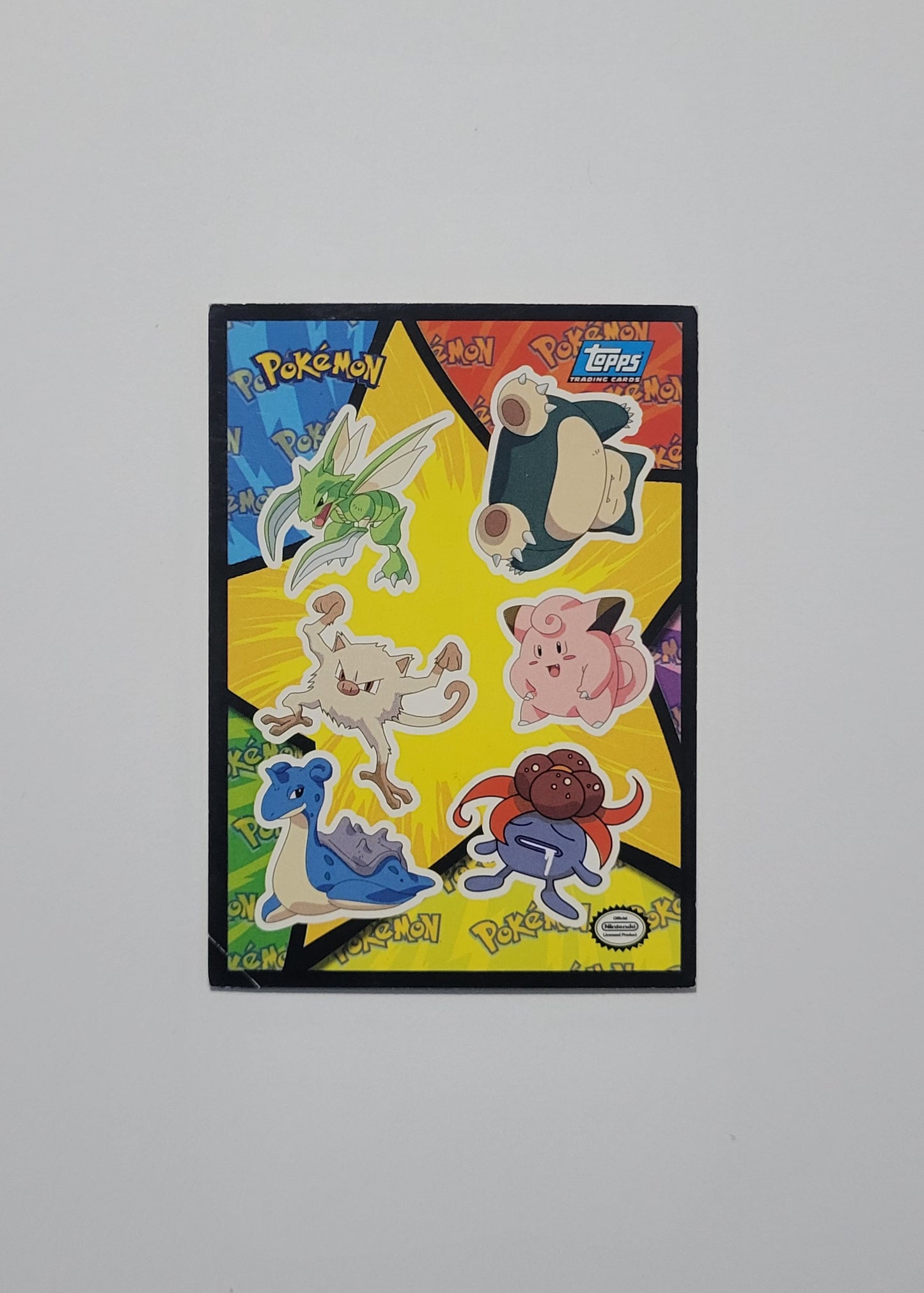Scyther, Snorlax #16 - Topps 1999 Movie Sticker