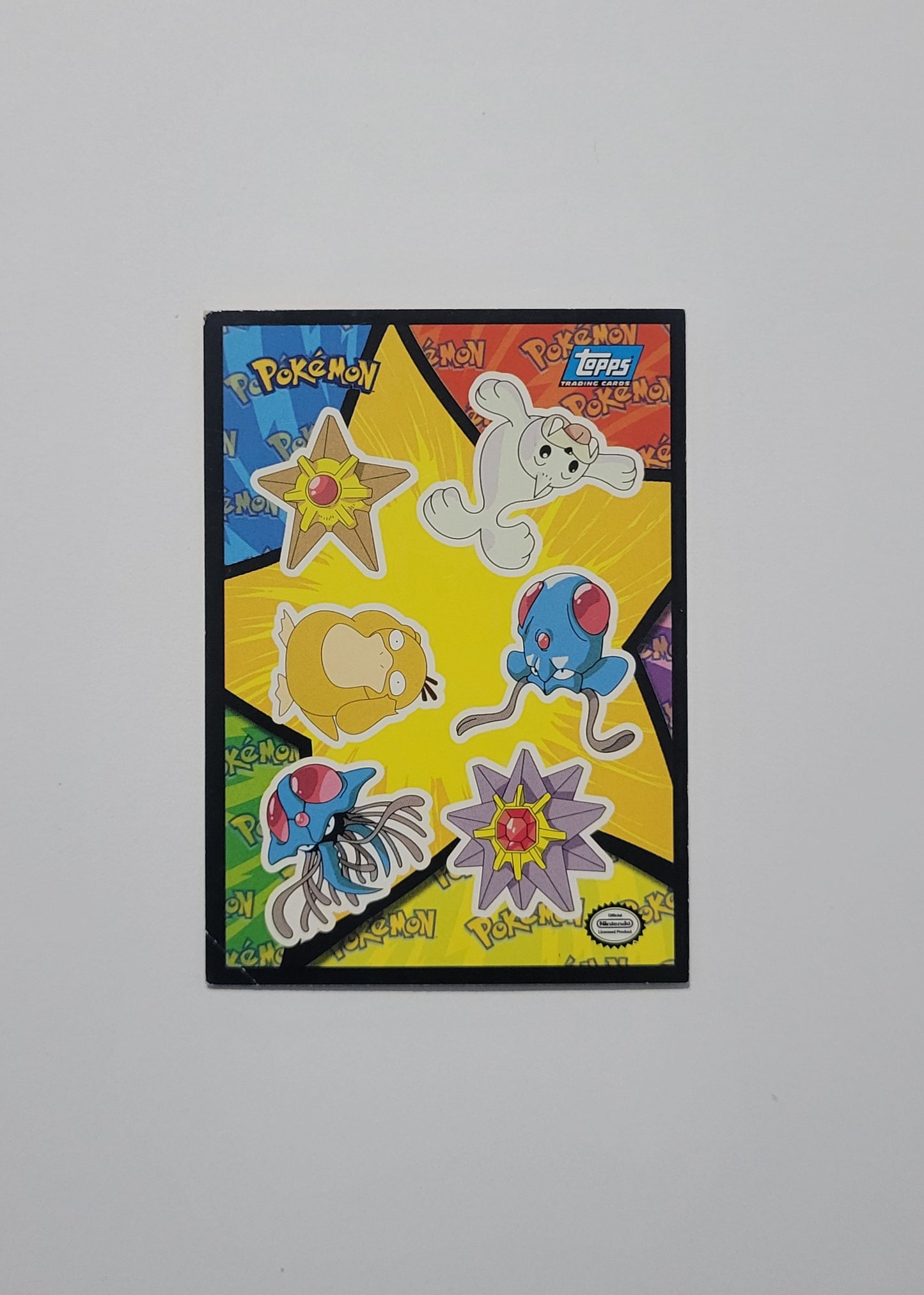 Staryu, Seel #18 - Topps 1999 Movie Sticker