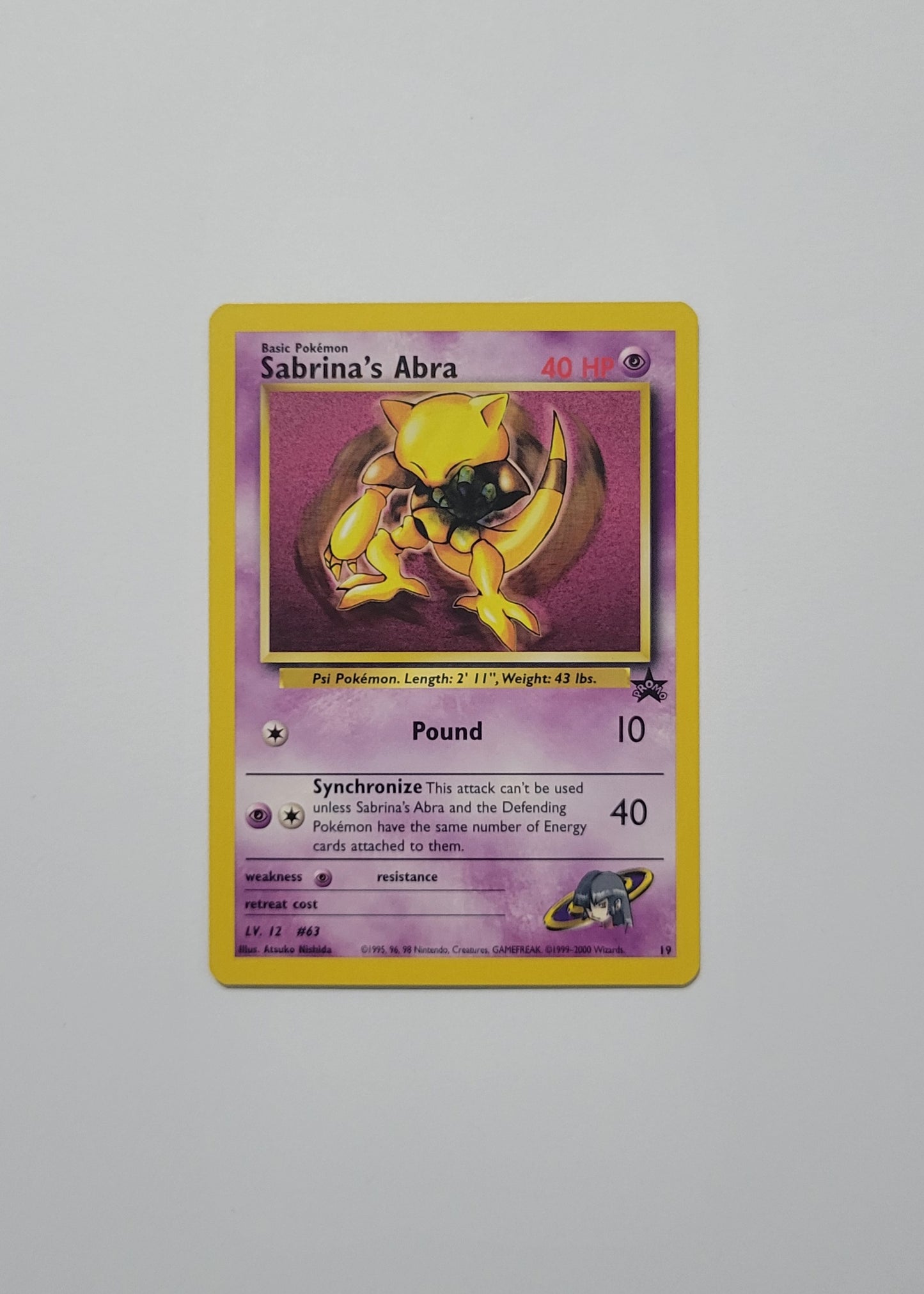 Sabrina's Abra 19 - Black Star Promo