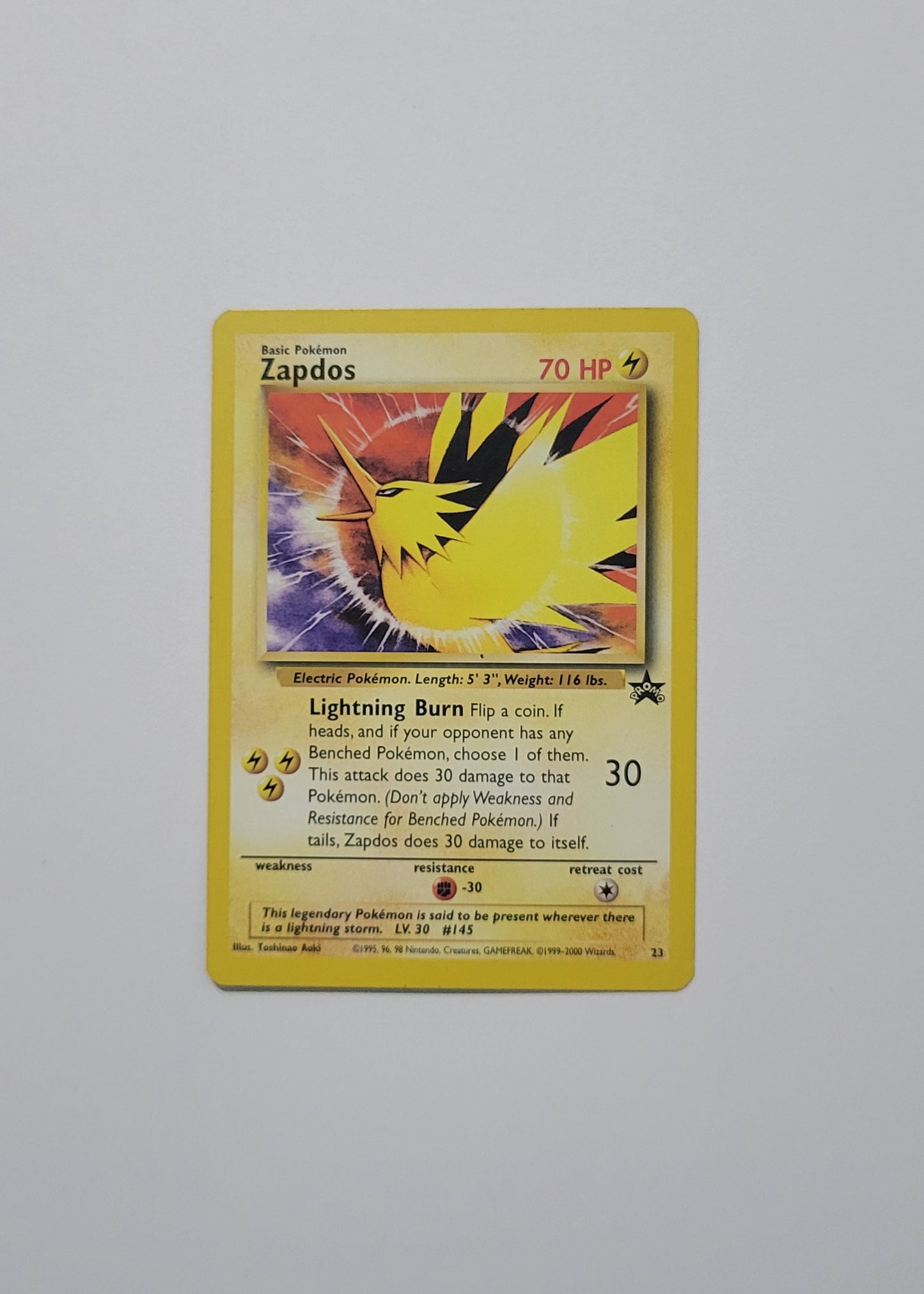 Zapdos 23 - Black Star Promo
