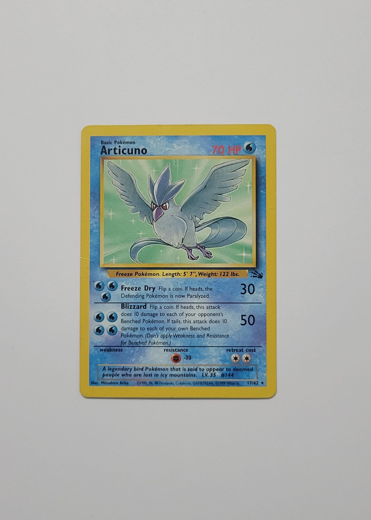 Articuno 17/62 (Non-Holo) - Fossil