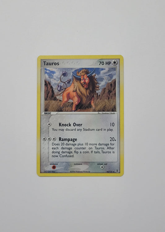 Tauros 16/112 (Holo) - EX FireRed & LeafGreen
