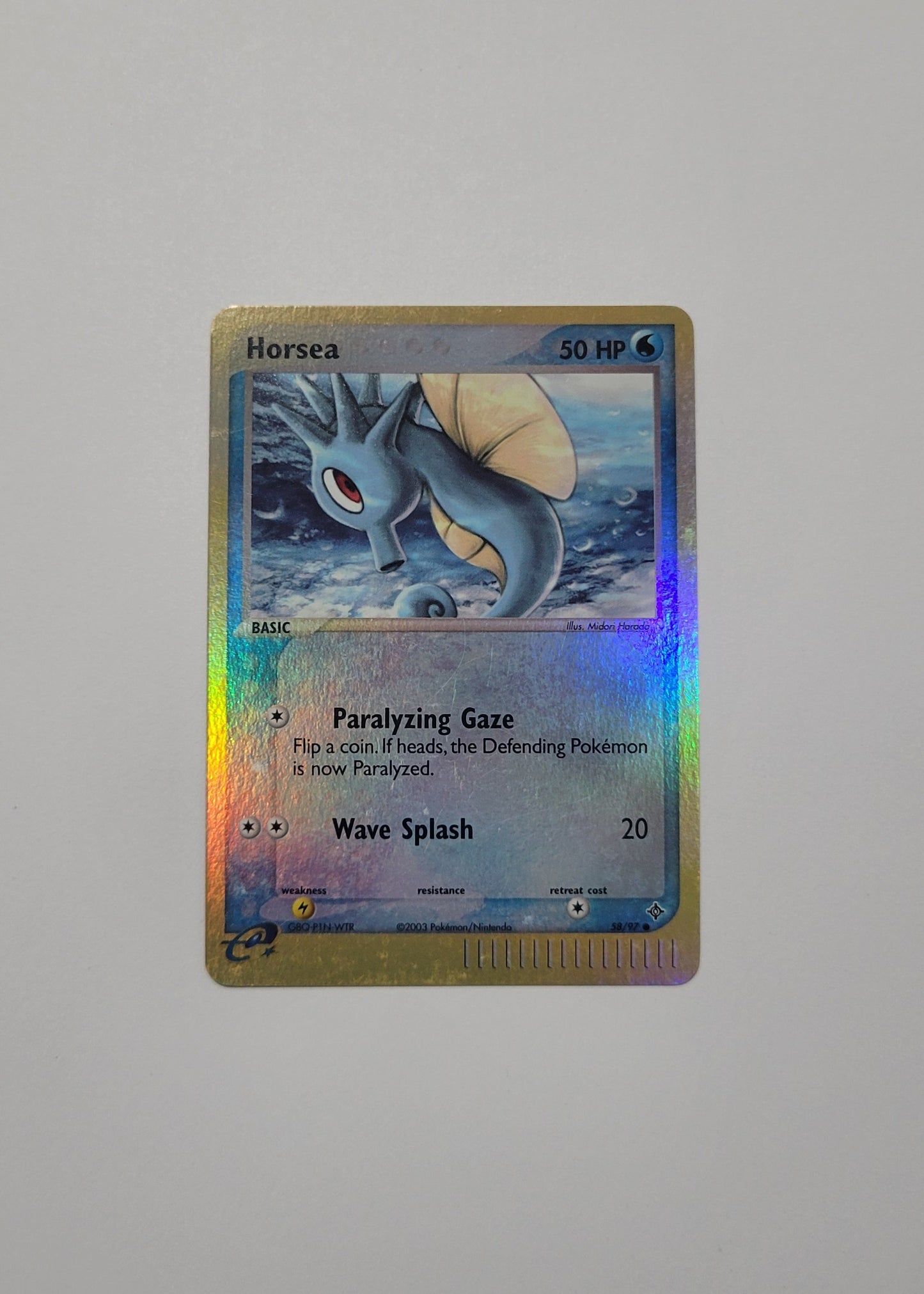 Horsea 58/97 (Reverse Holo) - EX Dragon