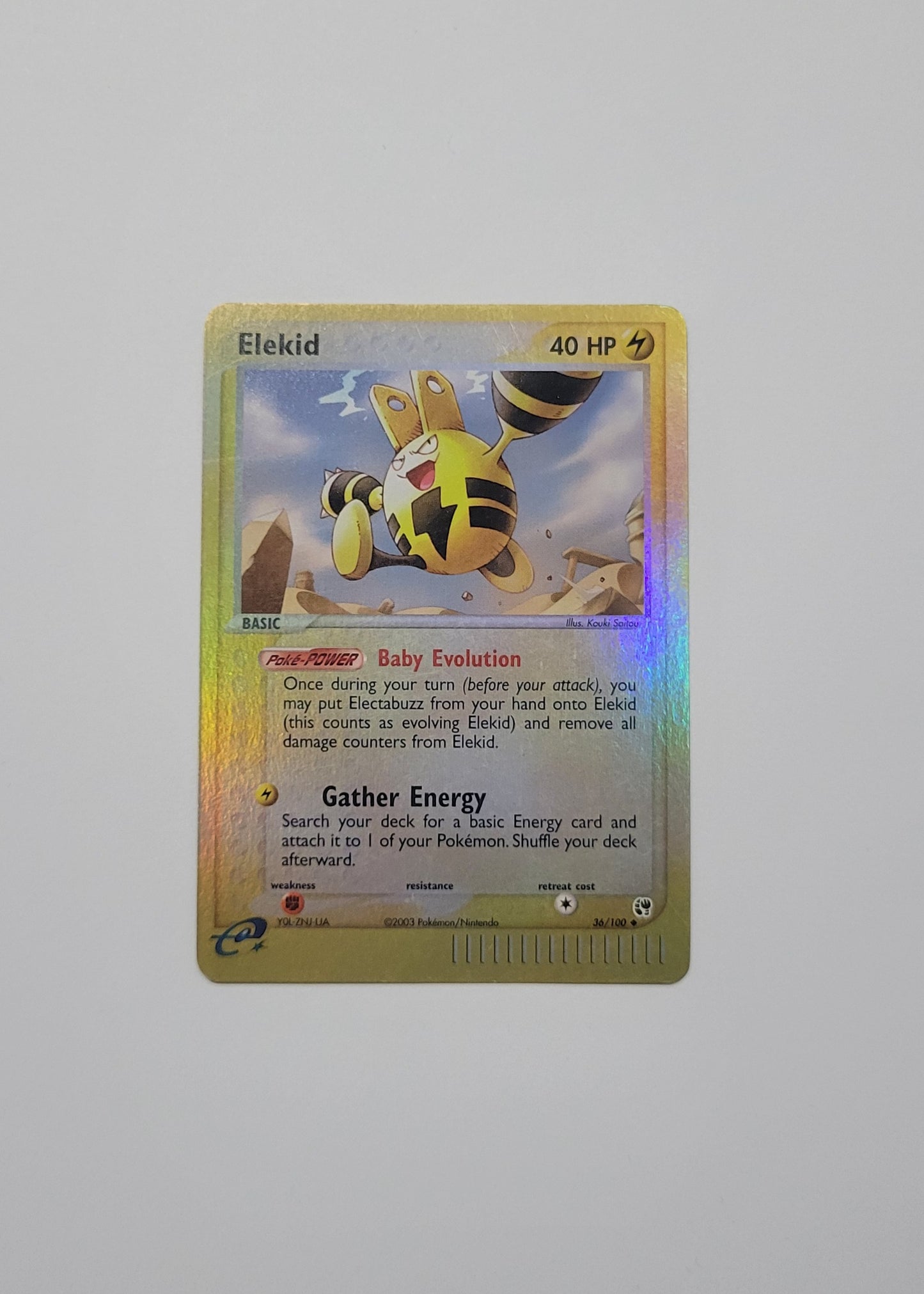 Elekid 36/100 (Reverse Holo) - EX Sandstorm