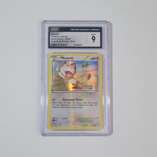 Meowth 53 (Toys R Us Promo) - Generations - CGC 9