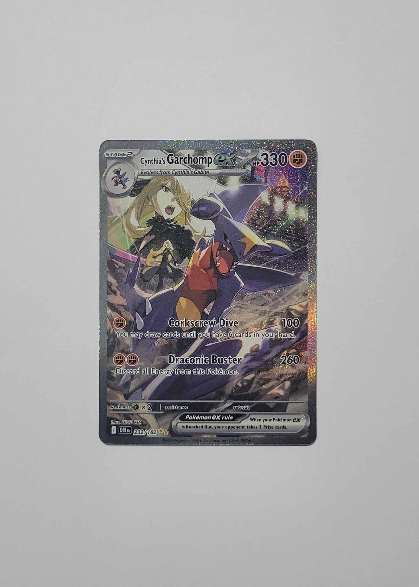 Cynthia's Garchomp ex 232/182 - Destined Rivals