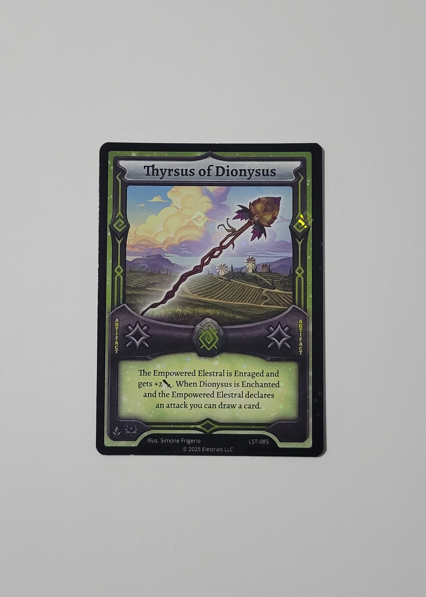 Thyrsus of Dionysus LST-085 (Reverse Holo) - Divine Champions: Lifestream