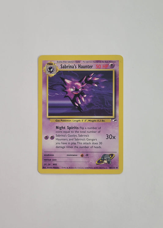 Sabrina's Haunter 58/132 (Non-Holo) - Gym Heroes