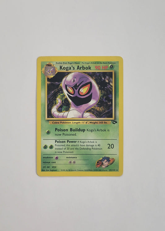 Koga's Arbok 25/132 - Gym Challenge