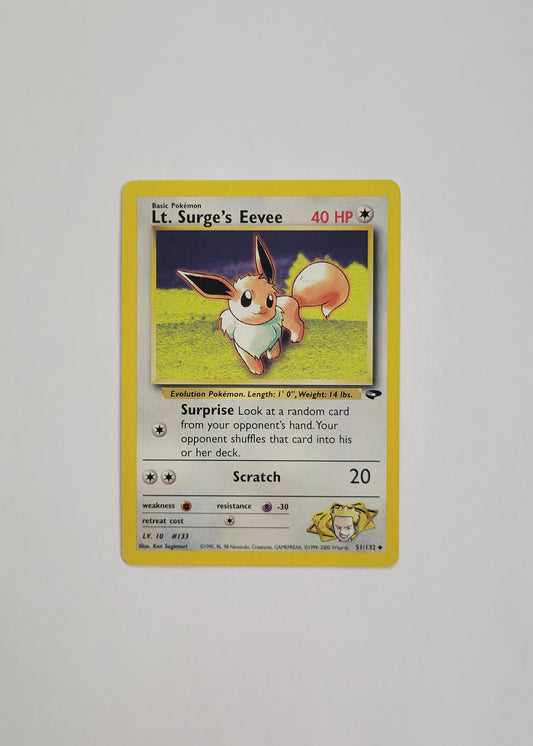 Lt. Surge's Eevee 51/132 - Gym Challenge