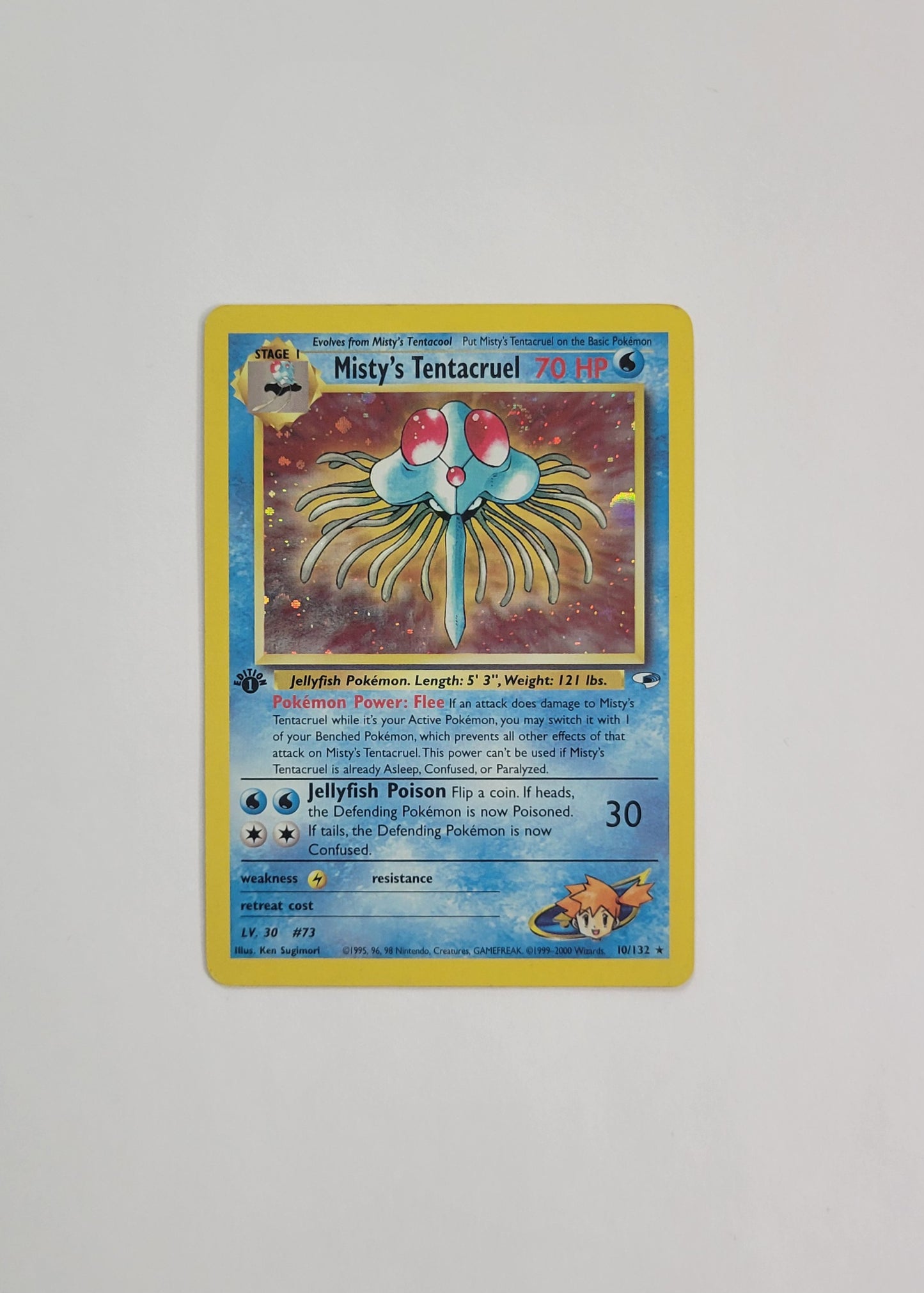 Misty's Tentacruel 10/132 - Gym Heroes (1st Edition)