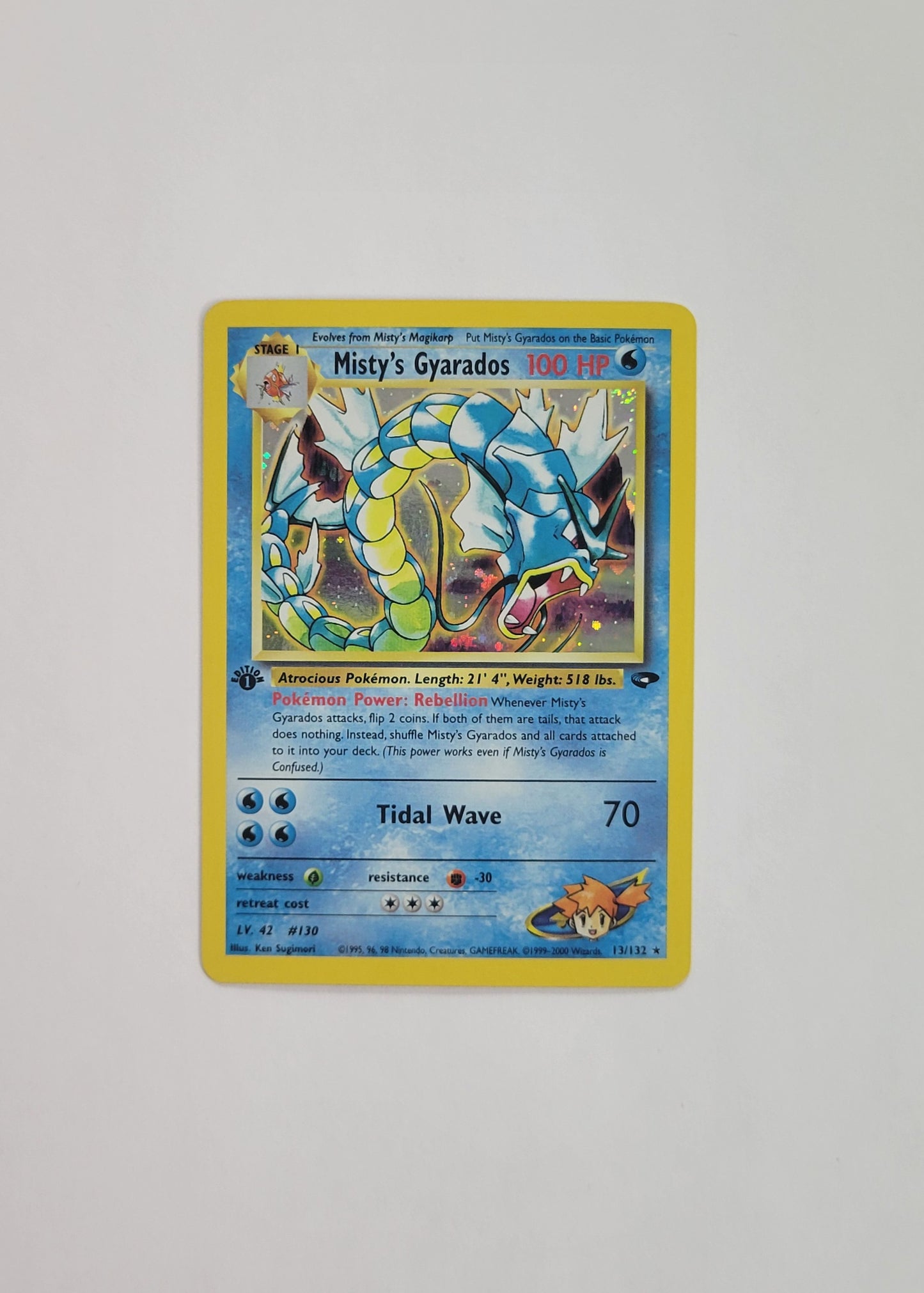 Misty's Gyarados 13/132 - Gym Challenge (1st Edition)