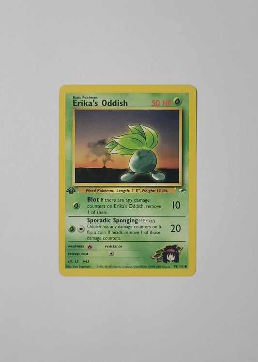 Erika's Oddish 78/132 - Gym Heroes (1st Edition)