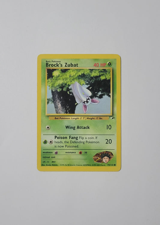 Brock's Zubat 74/132 - Gym Heroes