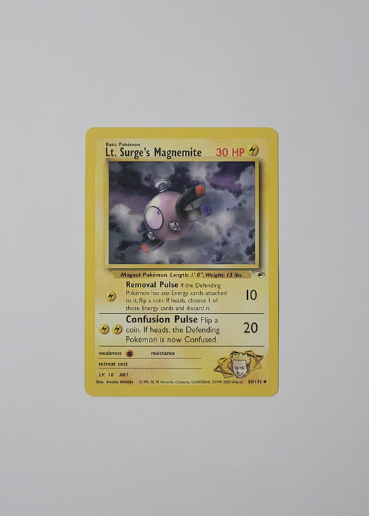 Lt. Surges Magnemite 50/132 - Gym Heroes