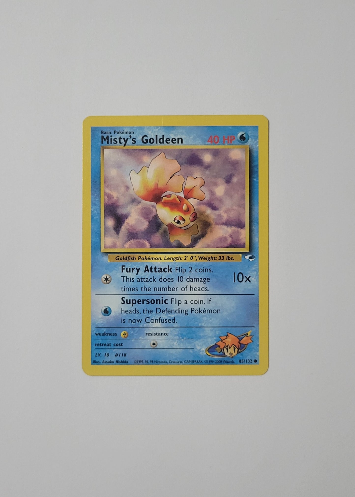 Misty's Goldeen 85/132 - Gym Heroes