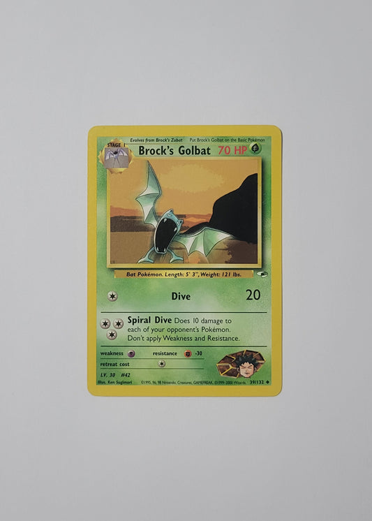 Brock's Golbat 39/132 - Gym Heroes