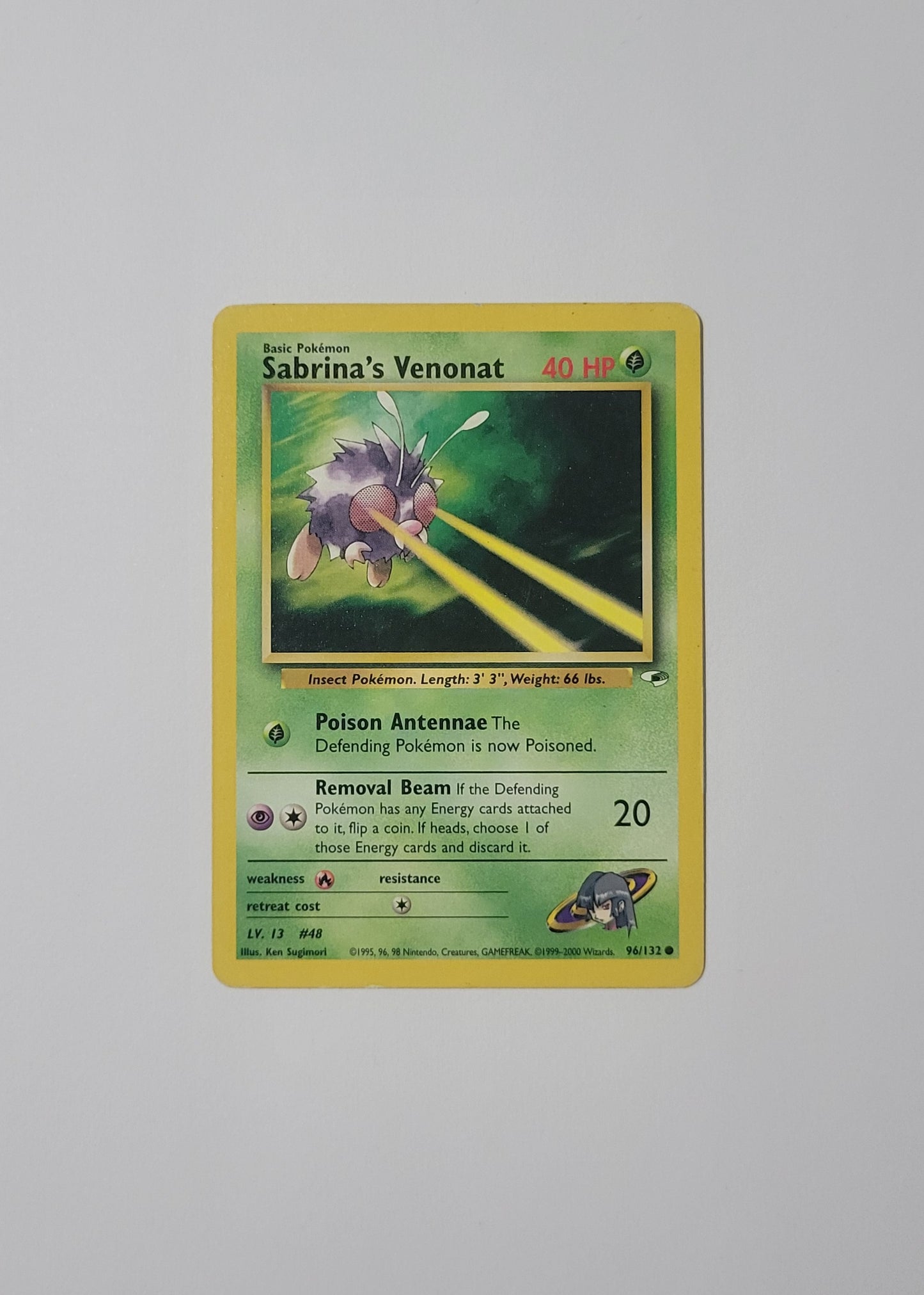 Sabrina's Venonat 96/132 - Gym Heroes