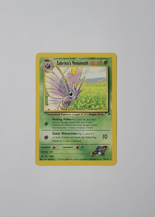 Sabrina's Venomoth 34/132 - Gym Heroes