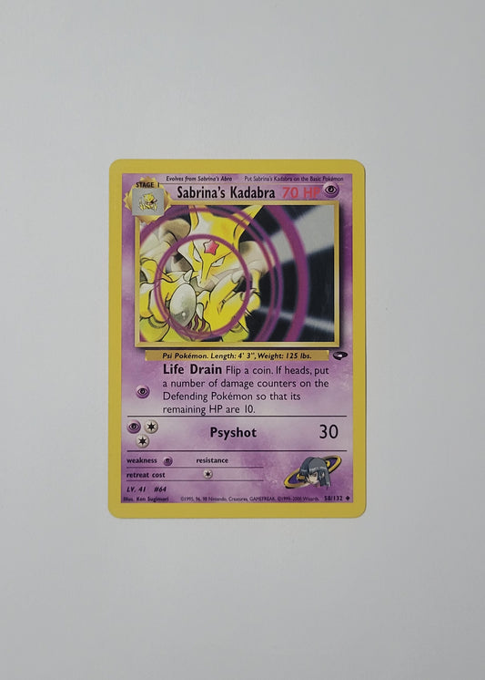 Sabrina's Kadabra 58/132 - Gym Challenge