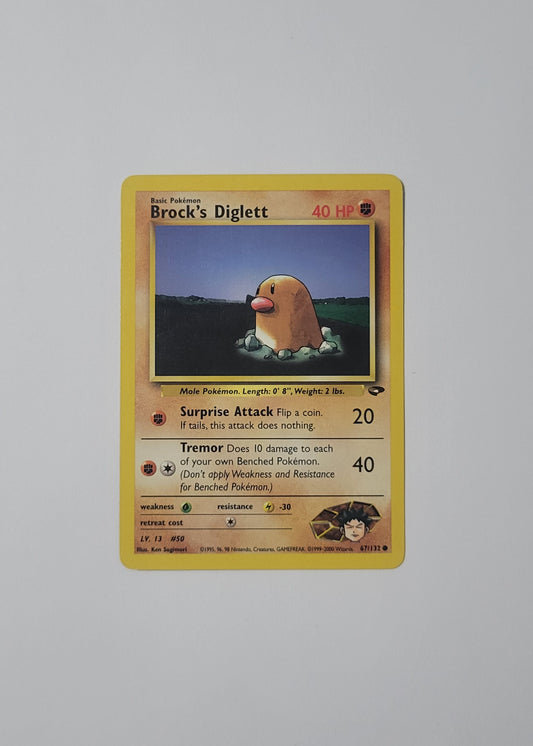 Brock's Diglett 67/132 - Gym Challenge