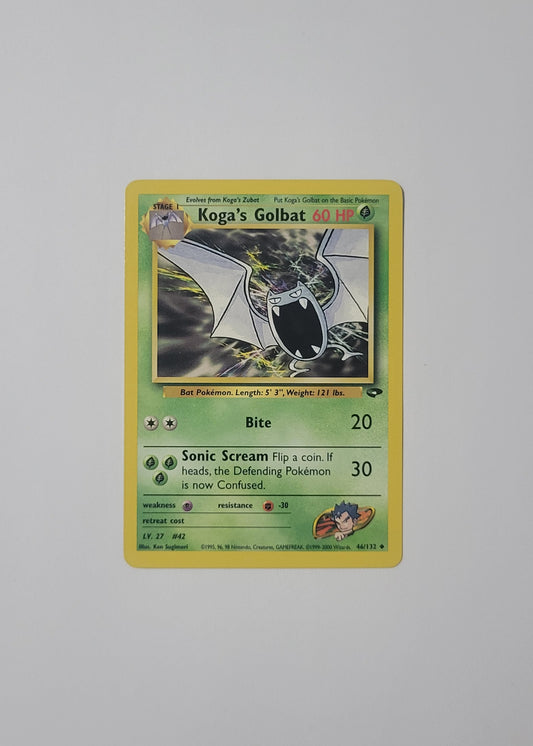 Koga's Golbat 46/132 - Gym Challenge
