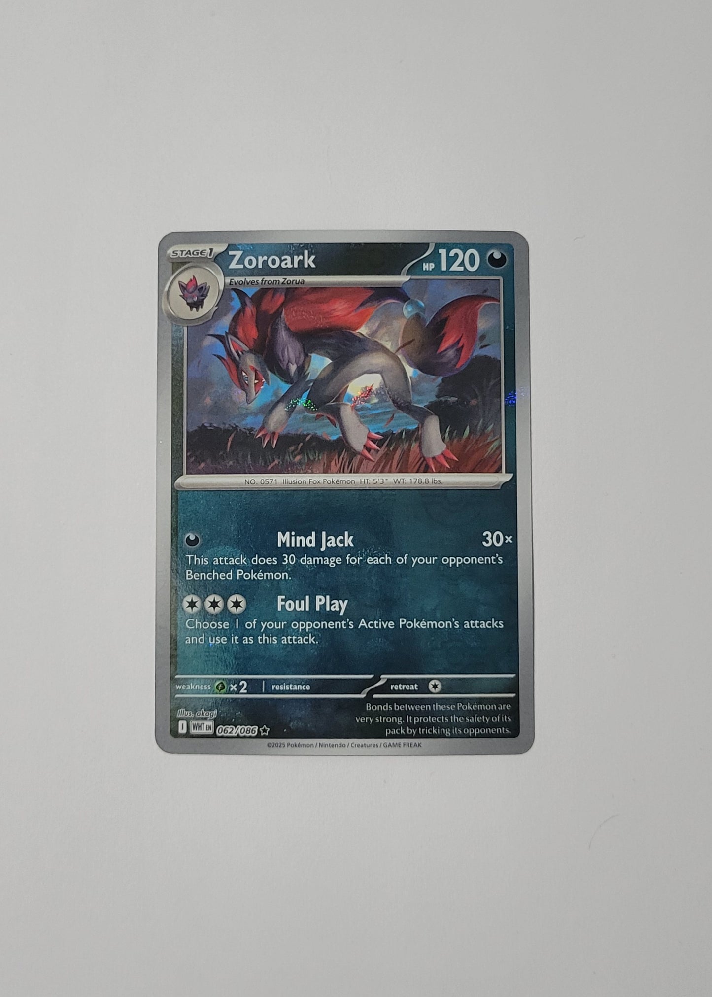Zoroark 062/086 (Poké Ball) - White Flare