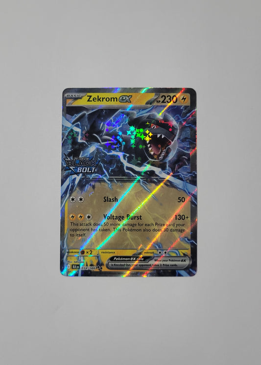 Zekrom ex 034/086 (Stamped) - Black Bolt