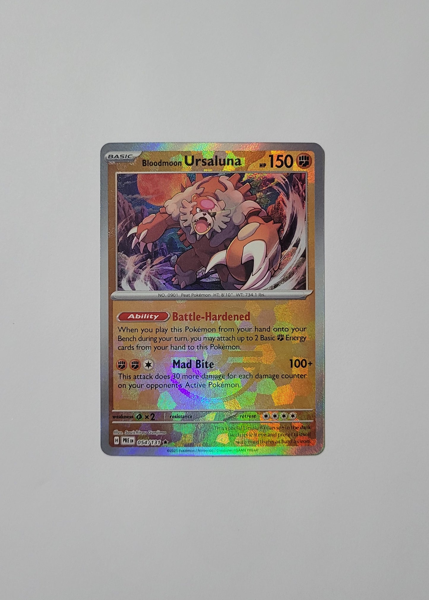 Bloodmoon Ursaluna 054/131 (Master Ball) - Prismatic Evolutions