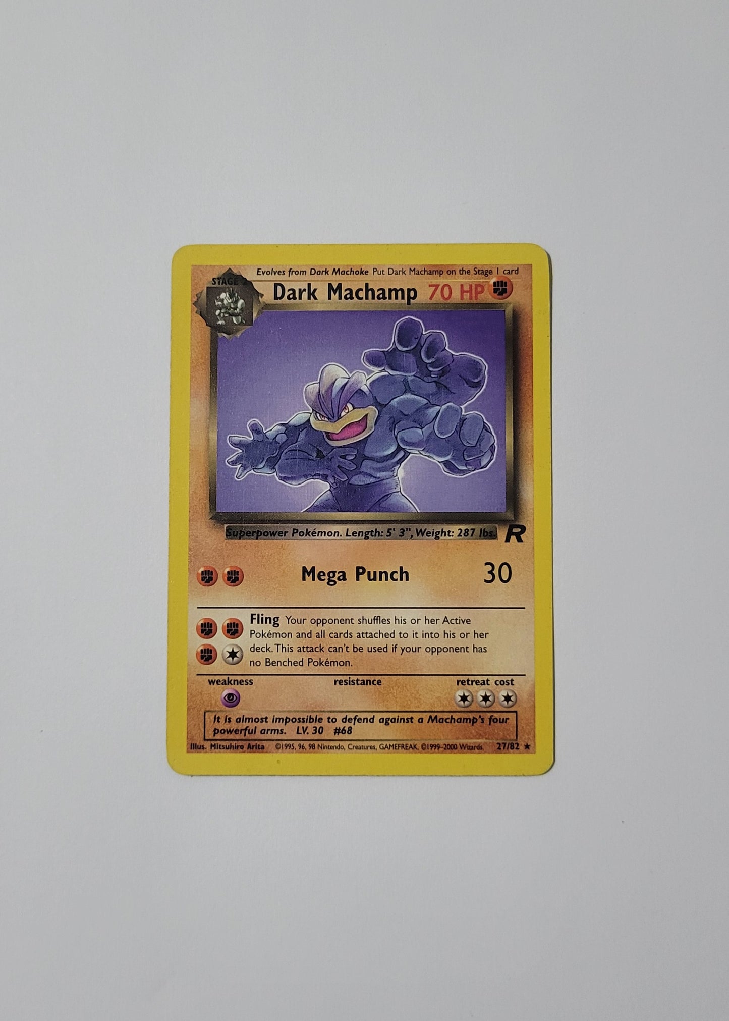Dark Machamp 27/82 - Team Rocket