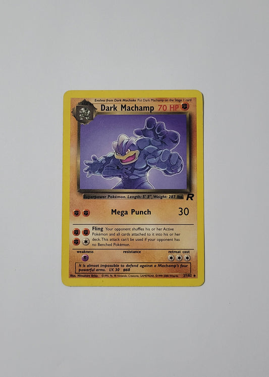 Dark Machamp 27/82 - Team Rocket