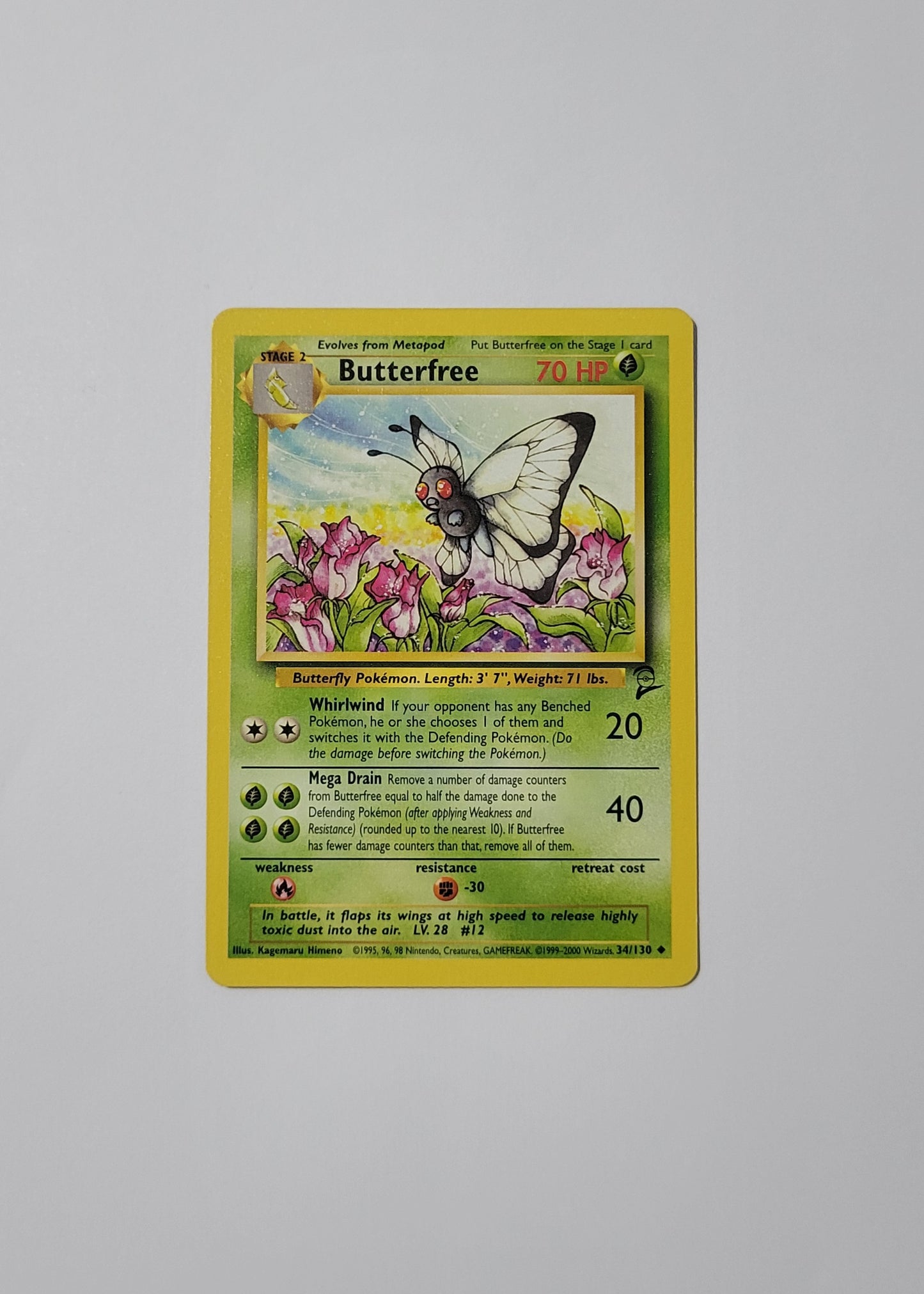 Butterfree 34/130 - Base Set 2