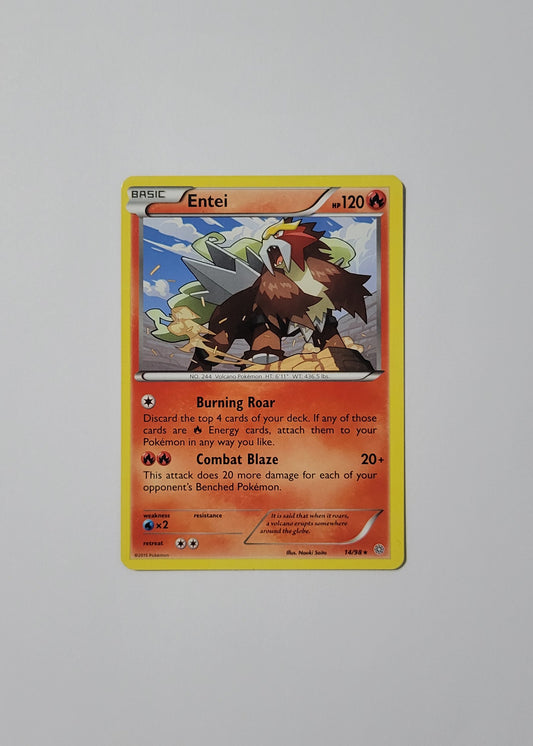Entei 14/98 (Non-Holo) - Ancient Origins