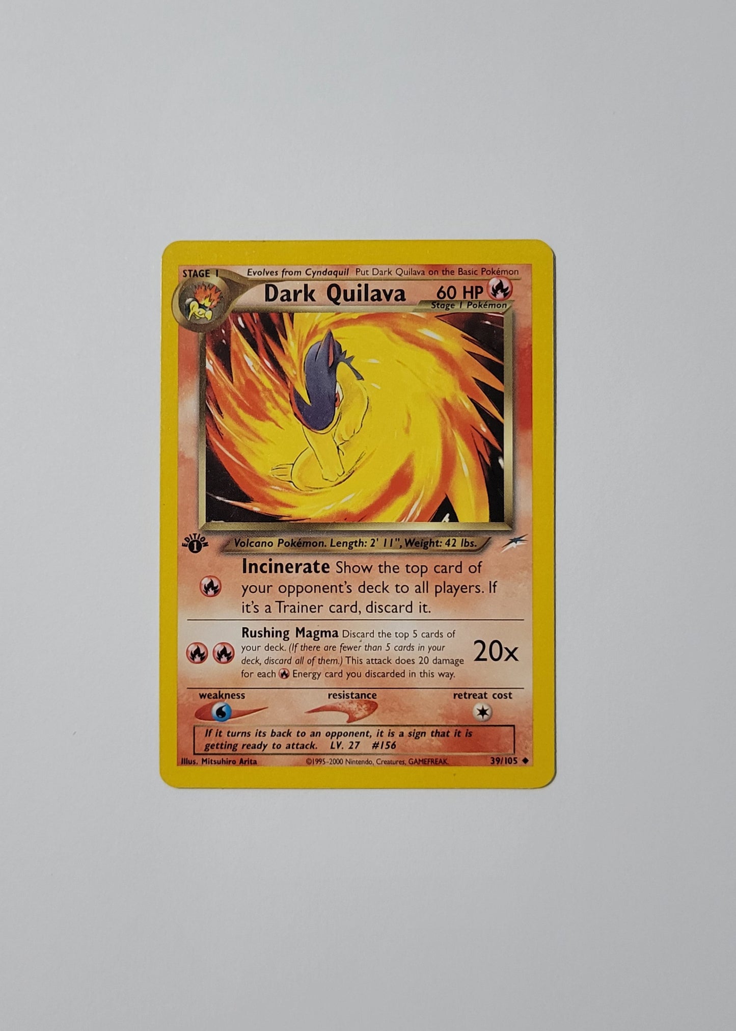 Dark Quilava 39/105 - Neo Destiny (1st Edition)
