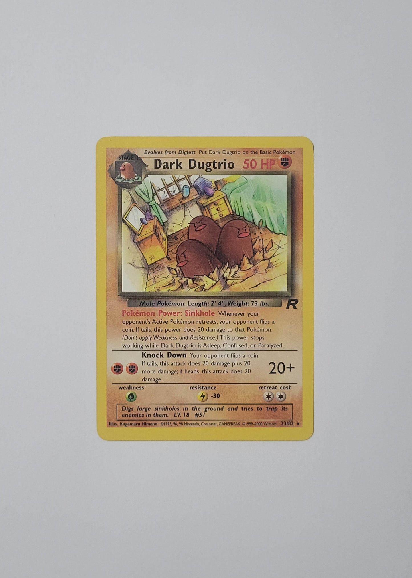 Dark Dugtrio 23/82 - Team Rocket