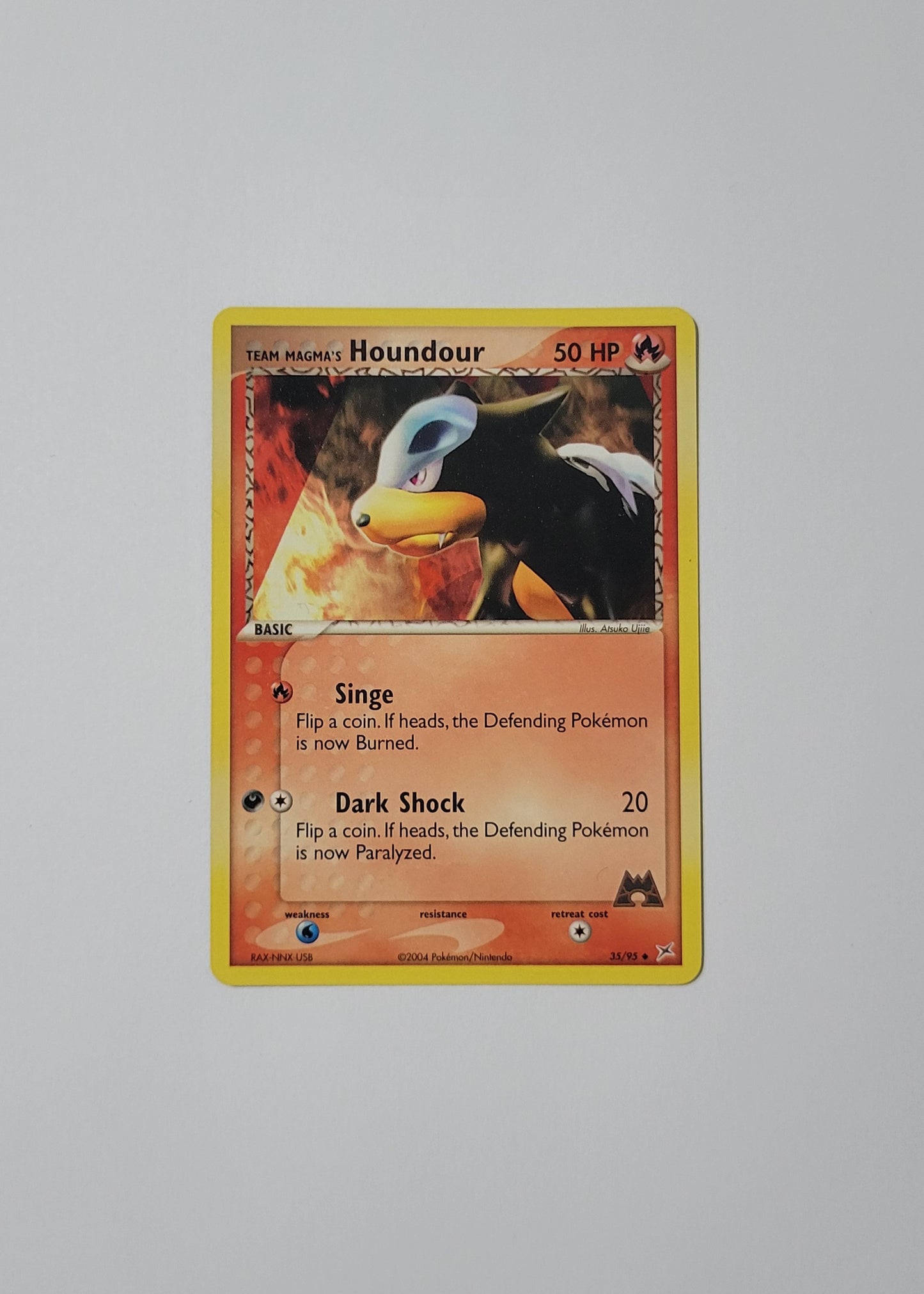 Team Magma's Houndour 35/95 (Non-Holo) - EX Team Magma vs. Team Aqua