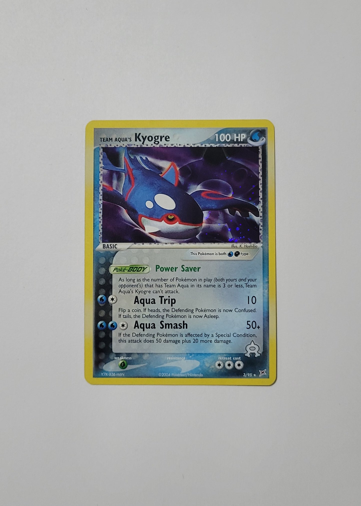 Team Aqua's Kyogre 3/95 (Holo) - EX Team Magma vs. Team Aqua