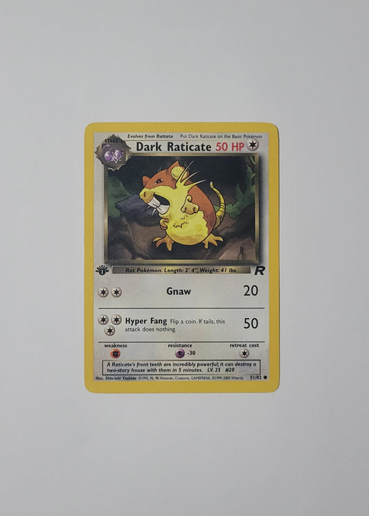 Dark Raticate 51/82 - Team Rocket (1st Edition)