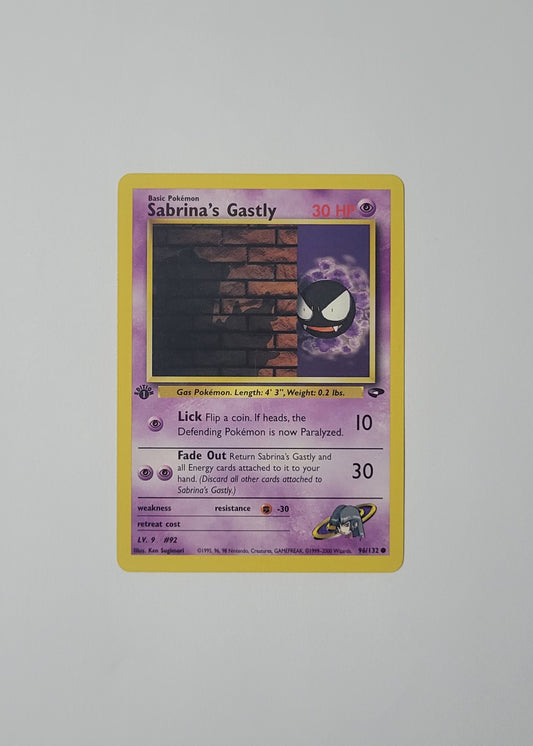 Sabrina's Gastly 96/132 - Gym Challenge (1st Edition)