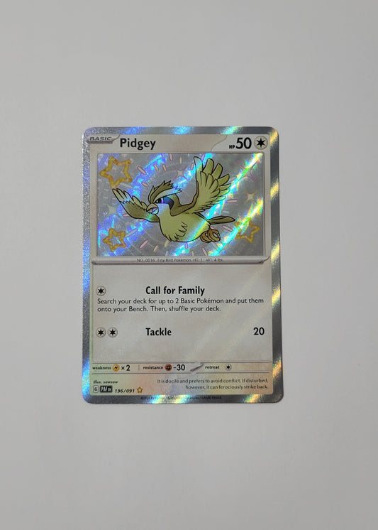 Pidgey 196/091 - Paldean Fates