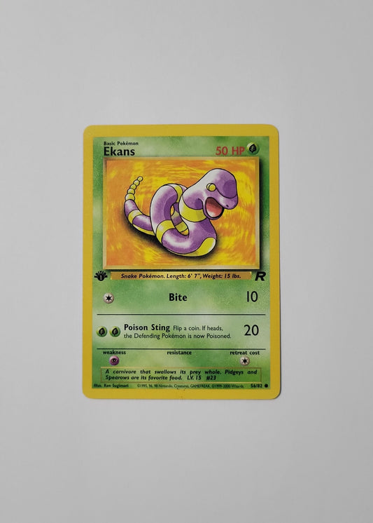Ekans 56/82 - Team Rocket (1st Edition)