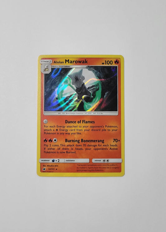 Alolan Marowak 12/111 (Holo) - Crimson Invasion