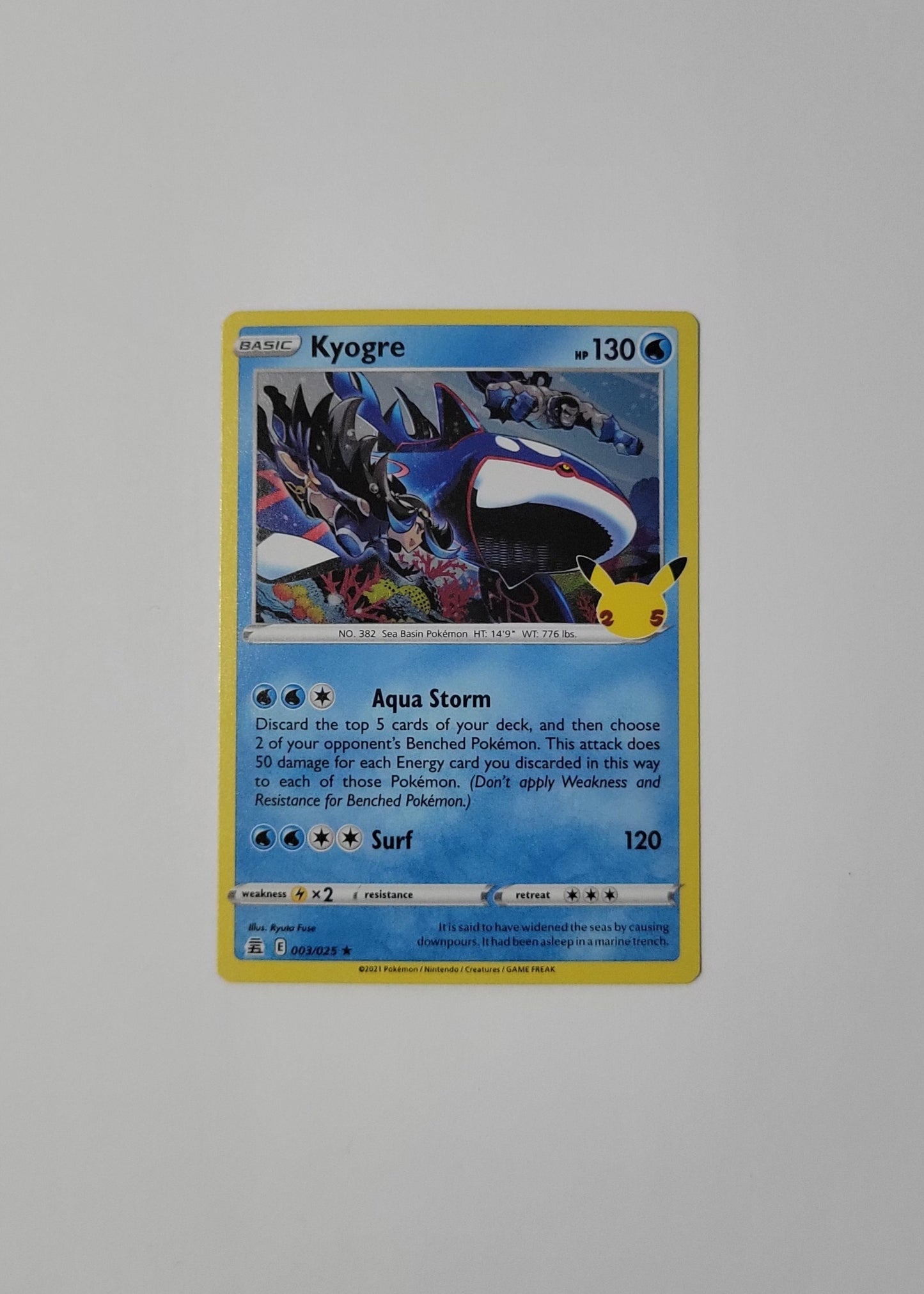 Kyogre 003/025 - Celebrations