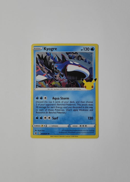 Kyogre 003/025 - Celebrations