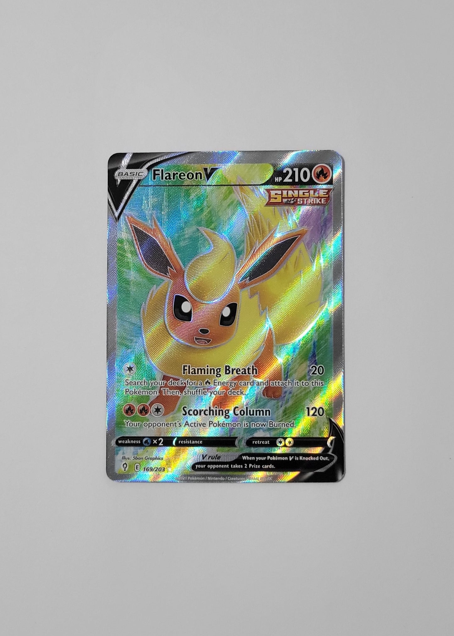 Flareon V 169/203 - Evolving Skies