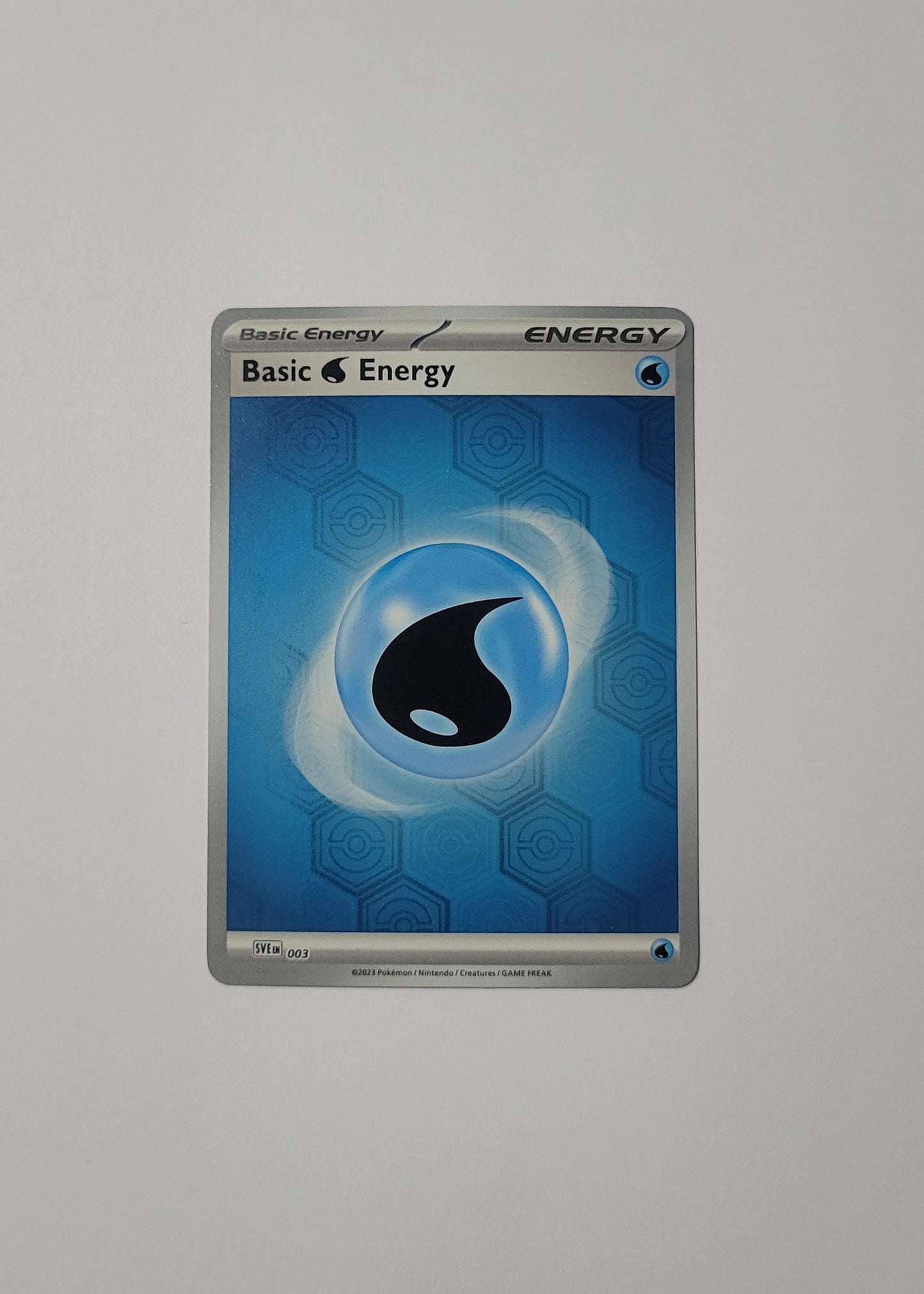 Basic Water Energy SVE003 (Poké Ball Reverse) - Scarlet & Violet Energies
